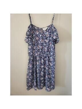 Jessica Simpson Floral Cold Shoulder Dress